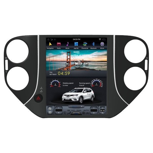 GPS ANDROID TESLA STYLE VOLKSWAGEN TIGUAN