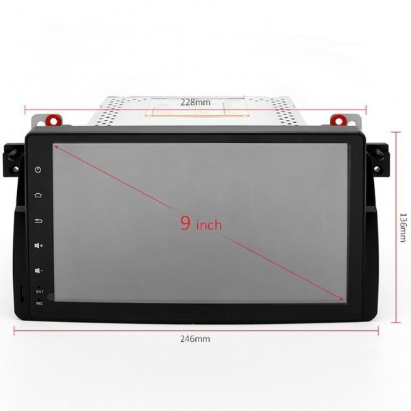 GPS Android 9,0 OCTA CORE 4GB RAM BMW Serie 3 E46 REF:TR2675