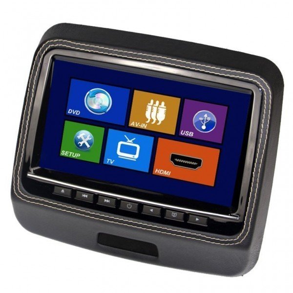 Attached Headrest with DVD, USB, SD Card and games. REF: TR1443