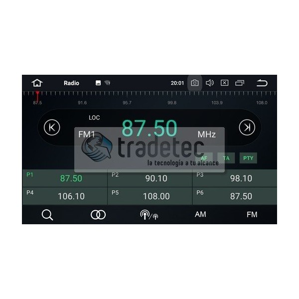 GPS Android 9,0 OCTA CORE 4GB RAM FORD TR2701