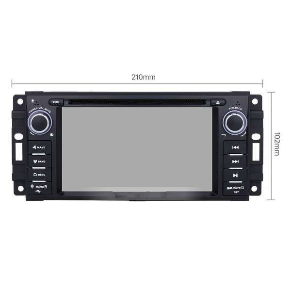 GPS Android 9,0 OCTA CORE 4GB RAM Dodge, Chrysler, Jeep 