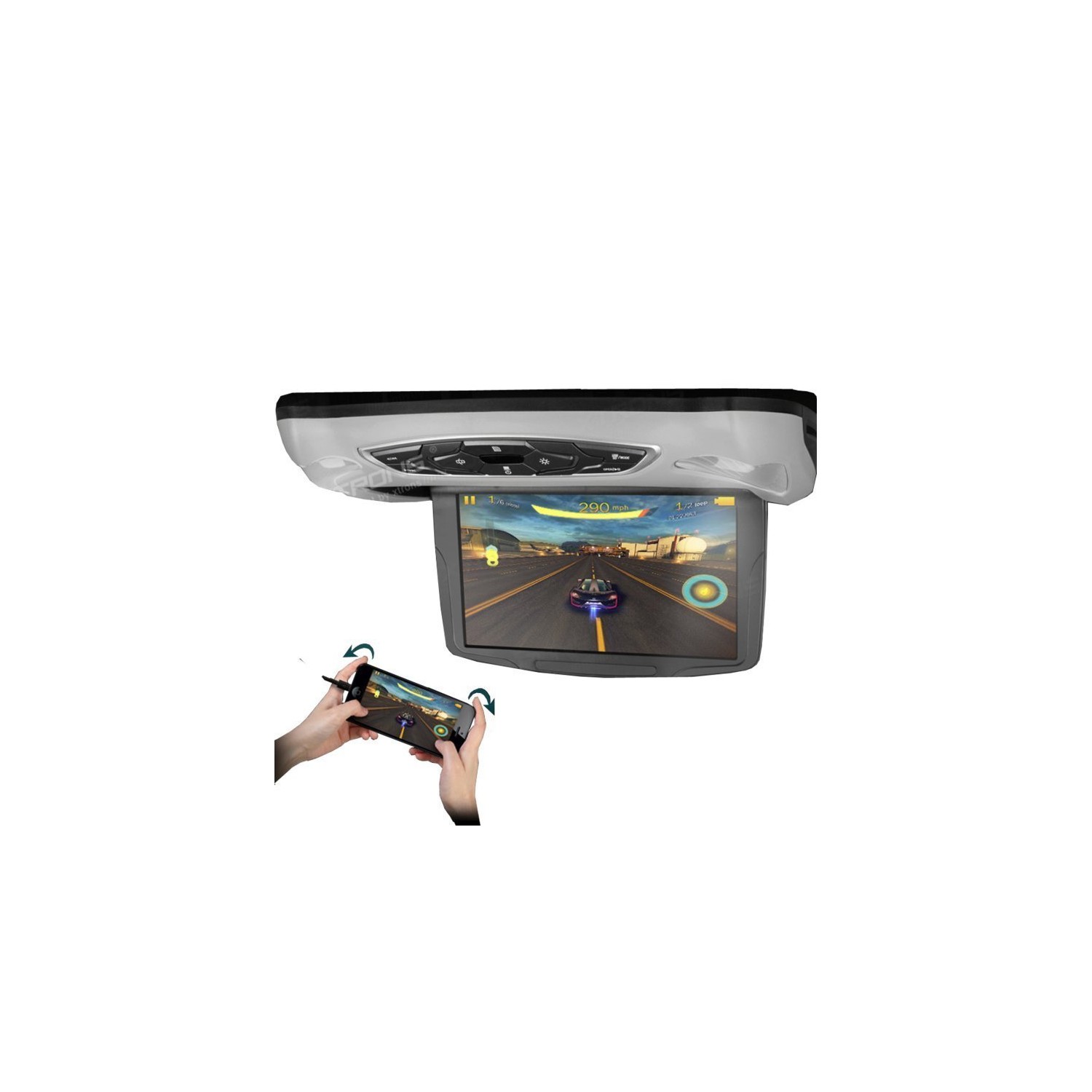 Pantalla techo coche 10,1 pulgadas dvd