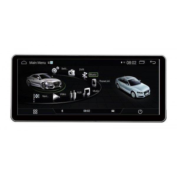 monitor 10,25" GPS HD Audi A4 B9 ANDROID TR2843 gps Audi A4 B9 A5 Tradetec  tradetecglobal