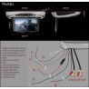 lcd car roof monitor DVD
