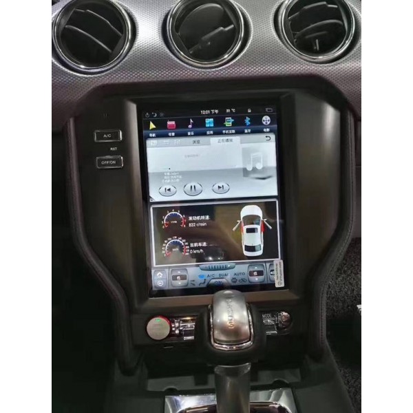 ANDROID TESLA STYLE Ford Mustang