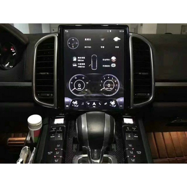 Radio GPS ANDROID TESLA STYLE Porsche Cayenne