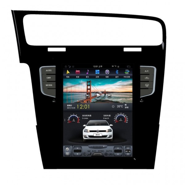 ANDROID TESLA STYLE Volkswagen Golf 7