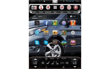 ANDROID TESLA STYLE Volkswagen Golf 7