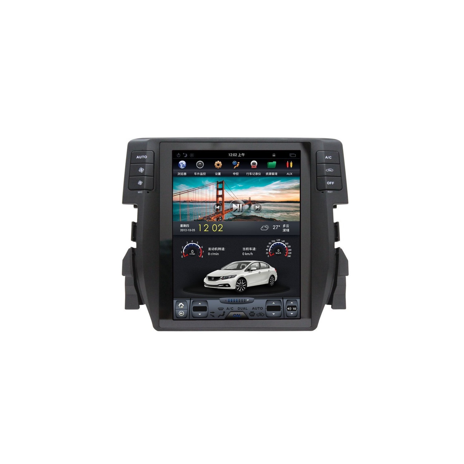GPS TESLA STYLE Honda Civic