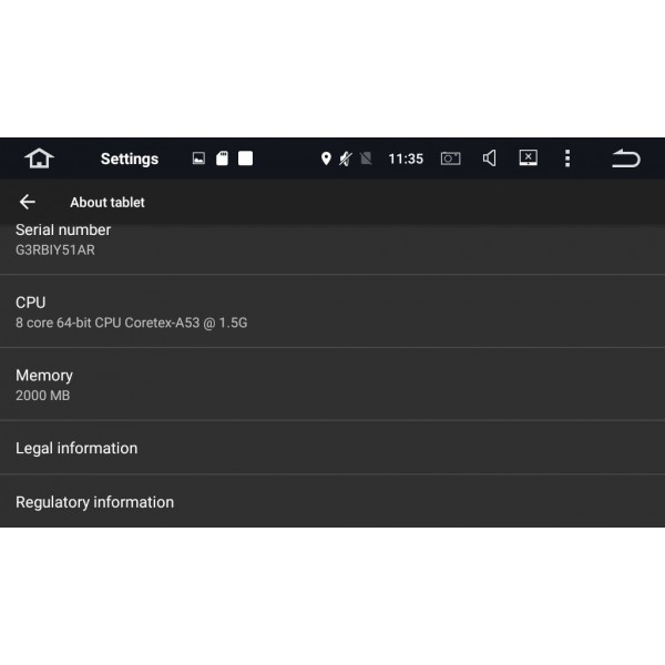 Subaru Forester 2015 ANDROID