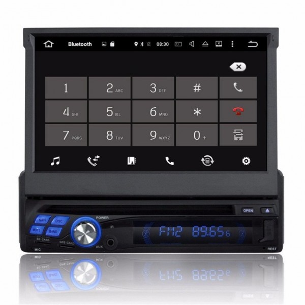 GPS Radio DVD 1 DIN Android 8,0 