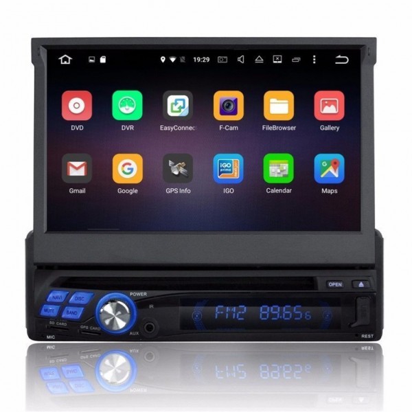 GPS Radio DVD 1 DIN Android 8,0 