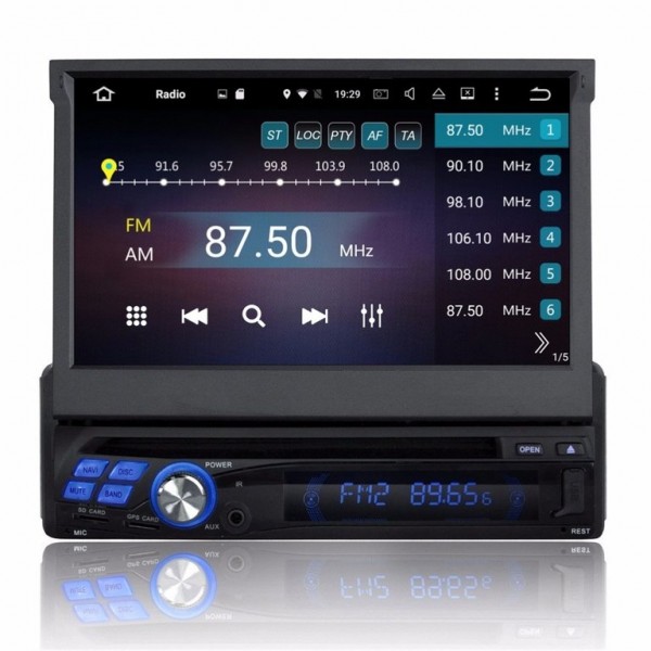 GPS Radio DVD 1 DIN Android 8,0 