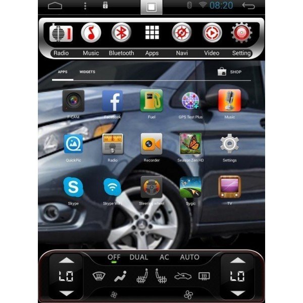 gps android Mercedes Benz ML W166 