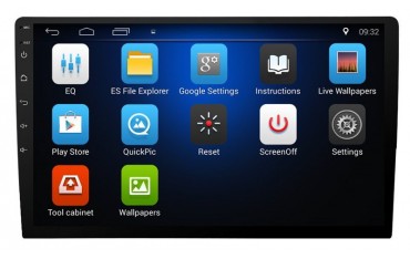 Radio GPS 10,1 pulgadas Android 1 DIN