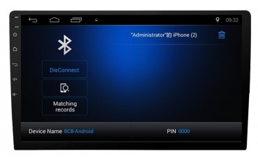 Radio GPS 10,1 pulgadas Android 1 DIN
