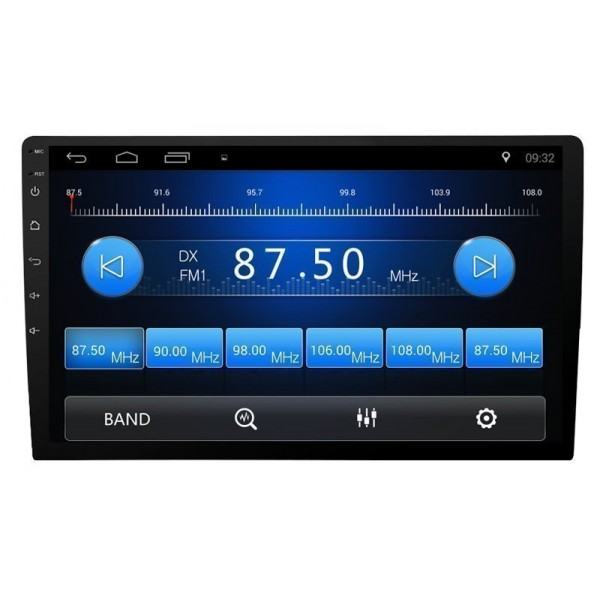 Radio GPS 10,1 pulgadas Android 1 DIN