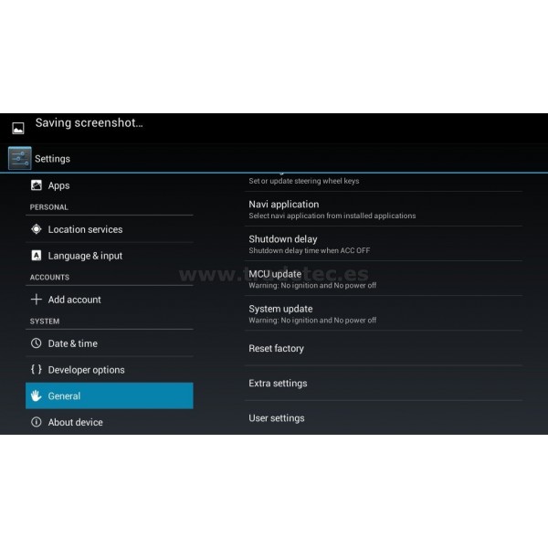 Radio GPS 10,1 pulgadas Android 1 DIN