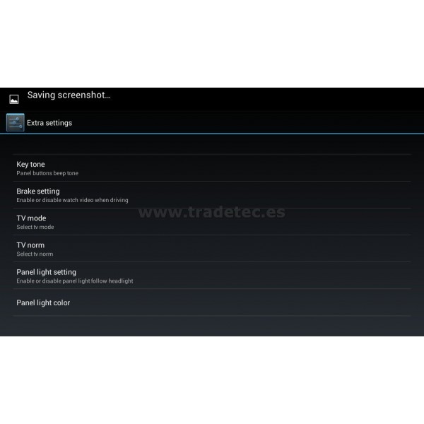 Radio GPS 10,1 pulgadas Android 1 DIN