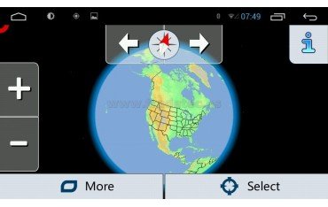Radio GPS 10,1 pulgadas Android 1 DIN