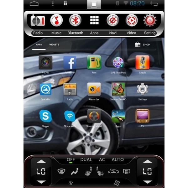 TESLA STYLE Lexus GS gps