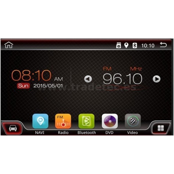  Radio GPS Android 8,1 multi táctil 2 DIN REF:TR2988