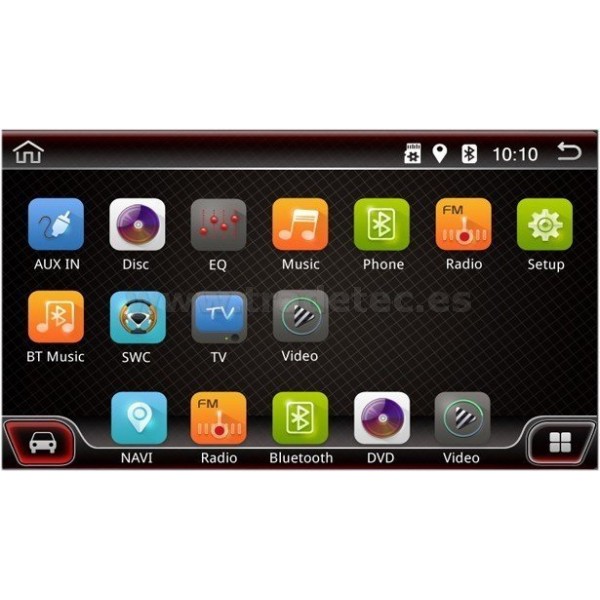 Radio GPS Android 8,1 multi táctil 2 DIN REF:TR2988