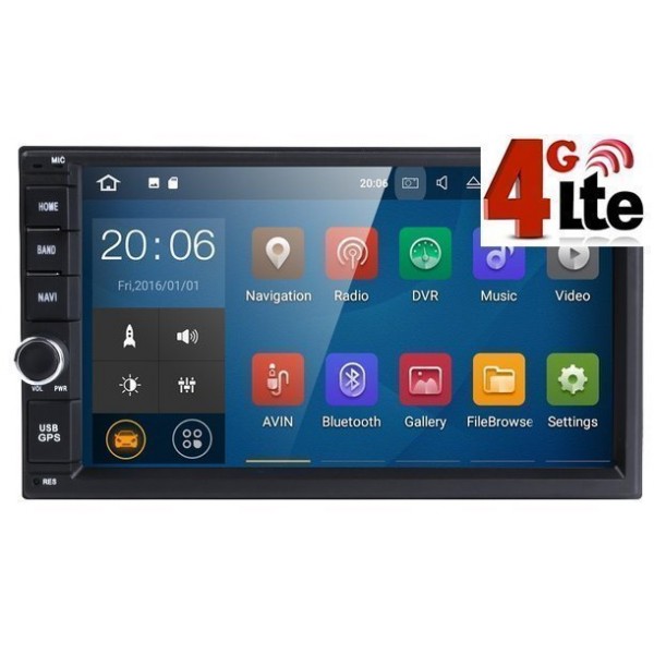autorradio android 2 din 4g lte pantalla coche 2 din
