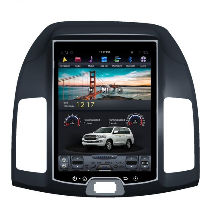 TESLA STYLE Hyundai Elantra gps