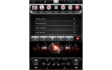 TESLA STYLE Hyundai Elantra gps