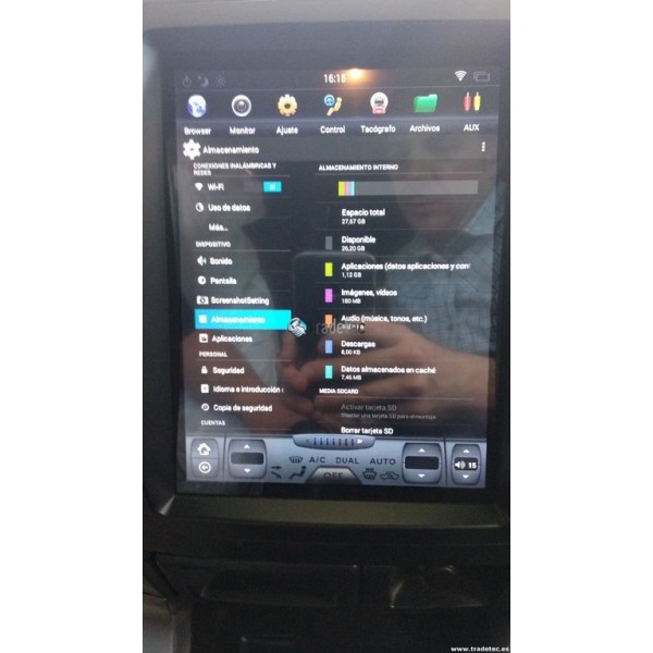 TESLA STYLE Nissan Teana gps android
