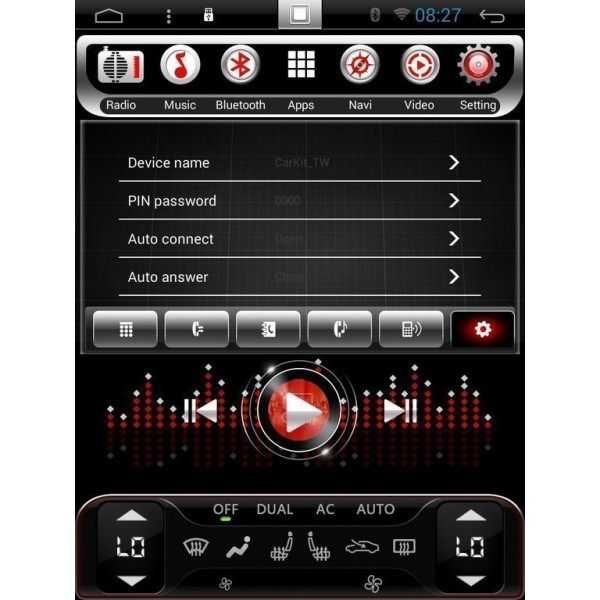 TESLA STYLE Nissan Teana gps android
