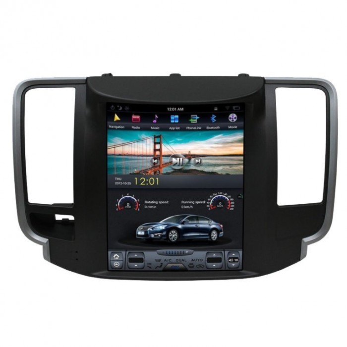 TESLA STYLE Nissan Teana gps