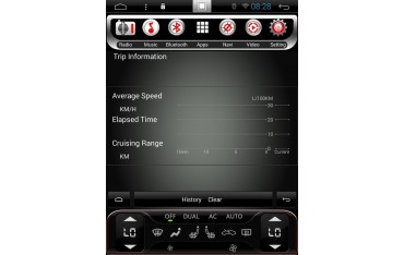 TESLA STYLE Nissan patrol gps
