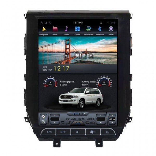 GPS ANDROID TESLA STYLE Land Cruiser lc200