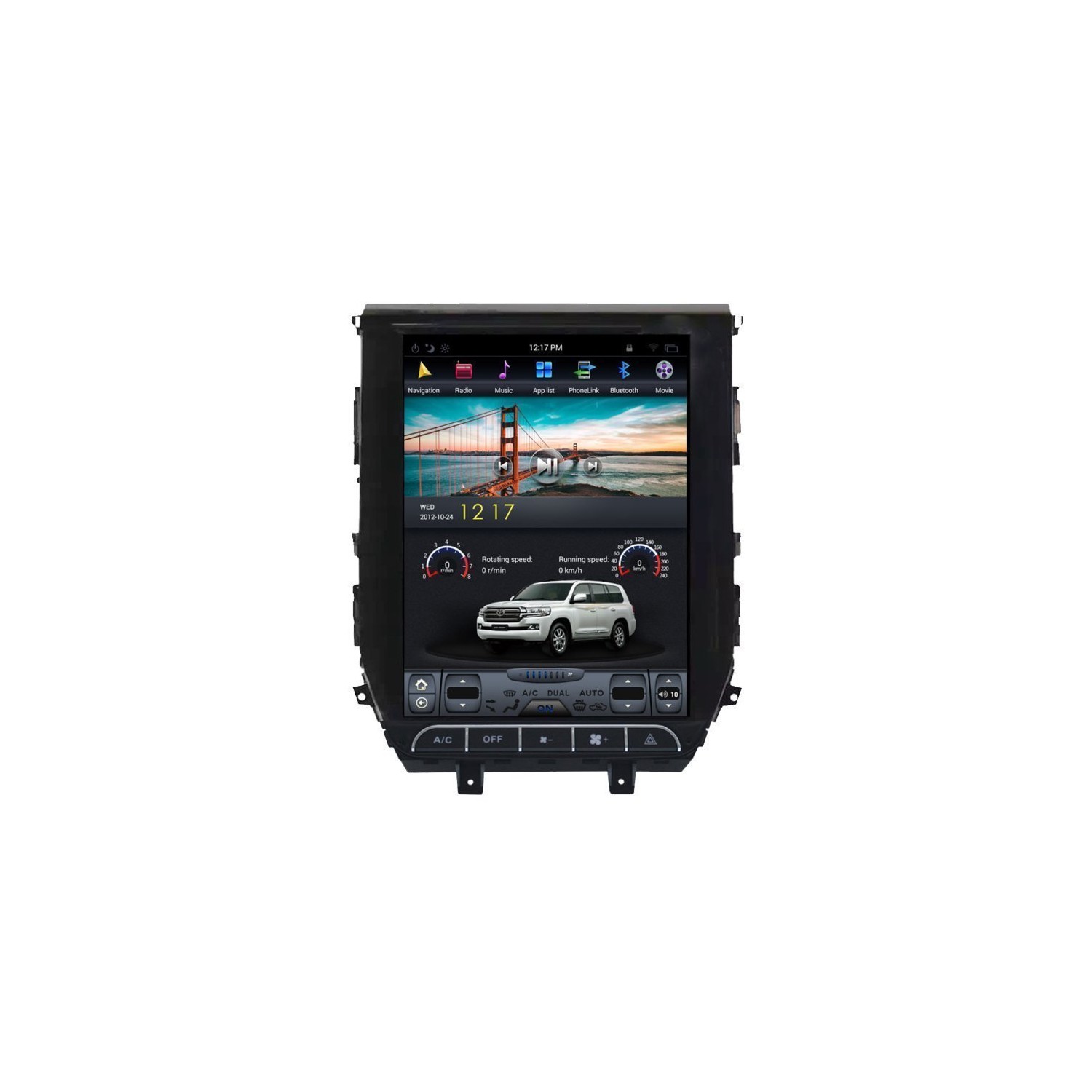 GPS ANDROID TESLA STYLE Land Cruiser