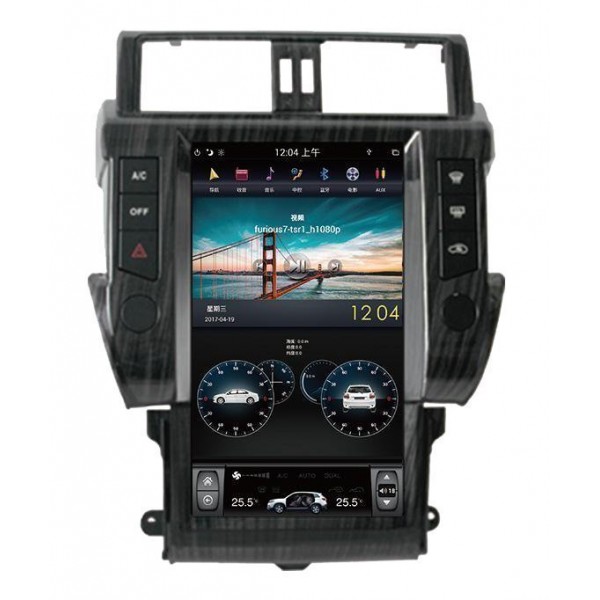 Radio navegador GPS tipo TESLA Land Cruiser Prado KDJ150 ANDROID TR3014
