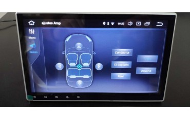 Radio GPS 1 din 10,1 pulgadas OCTA CORE Android