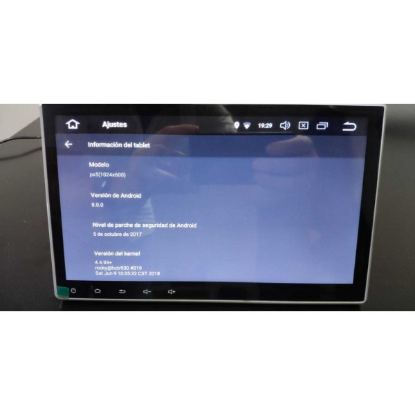 Radio GPS 1 din 10,1 pulgadas OCTA CORE Android