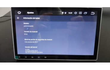 Radio GPS 1 din 10,1 pulgadas OCTA CORE Android