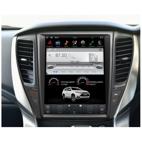 GPS ANDROID TESLA STYLE Mitsubishi Montero / Pajero