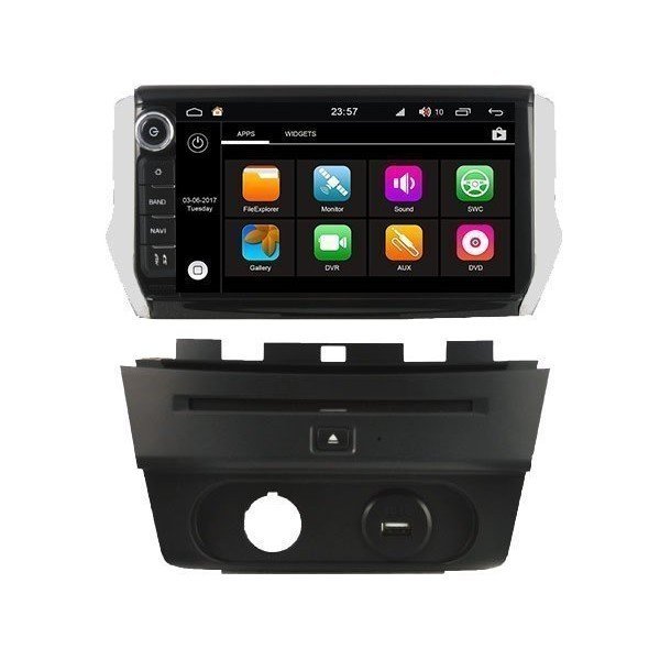 Radio DVD GPS Android 13 HD OCTA CORE S200 Peugeot 208 / 2008 REF: TR3039