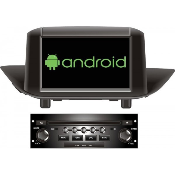Radio Monitor 7" GPS 4G LTE Peugeot 308 Android