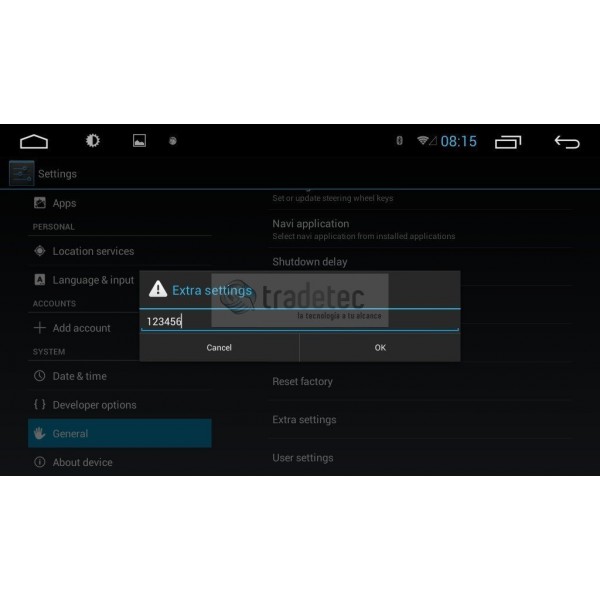 Radio Monitor 7" GPS 4G LTE Peugeot 308 Android