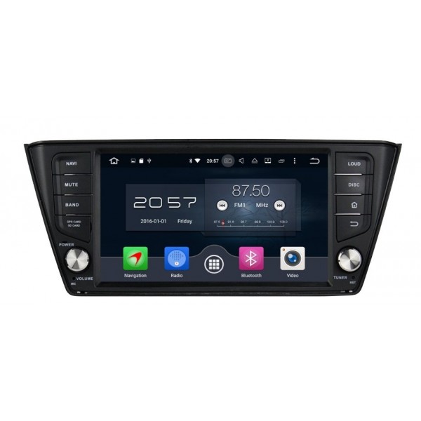 Radio DVD GPS 4G LTE Android 8 Skoda Fabia 2015 REF: TR3092