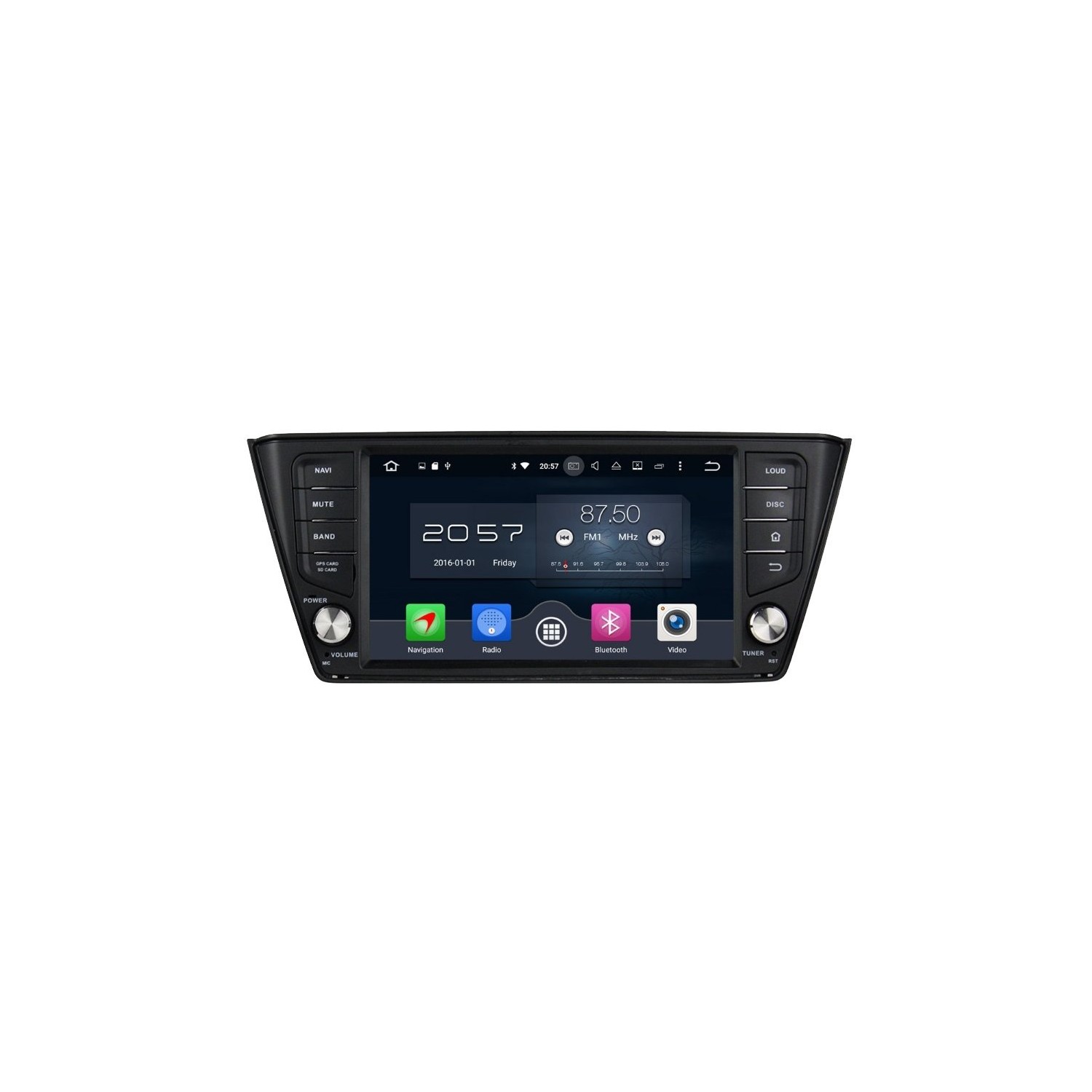 Radio DVD GPS 4G LTE Android 8 Skoda Fabia 2015 REF: TR3092