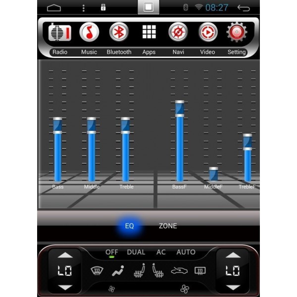TESLA STYLE Honda CRV 2006 2007 2008 2009 2010 2011 gps