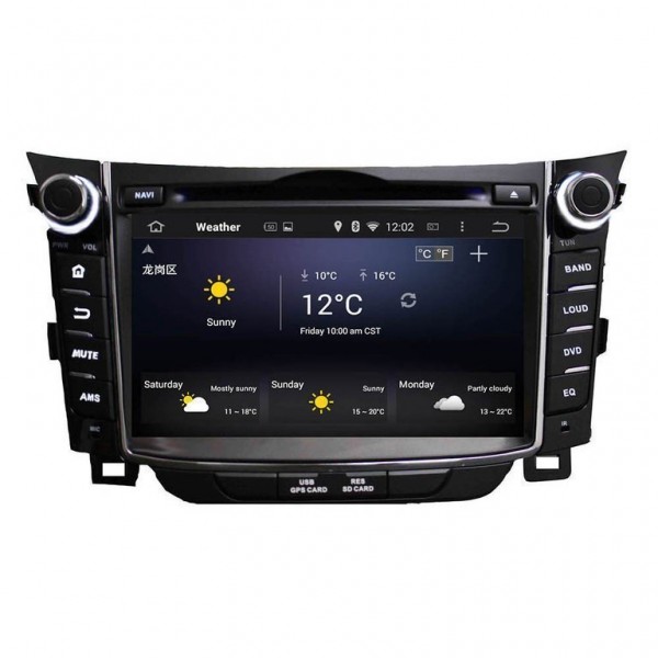 GPS Android 4G LTE OCTA CORE Hyundai I30 | Tradetec