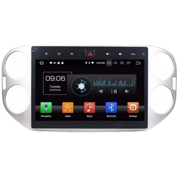 Android táctil para Volkswagen Tiguan