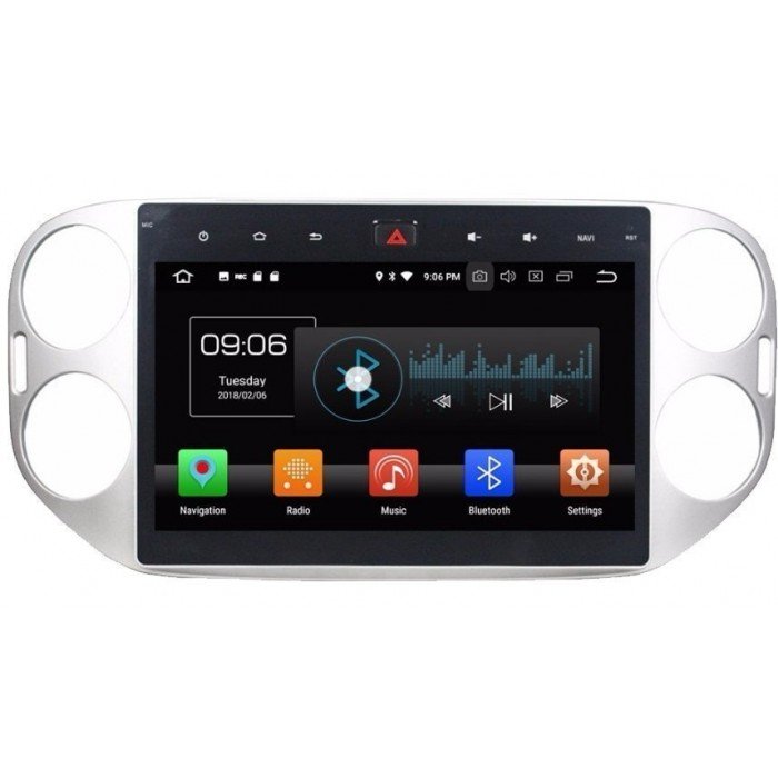 Android táctil para Volkswagen Tiguan